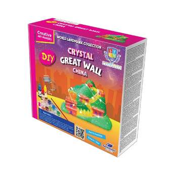 Eastcolight Crystal Growing Kit of World Landmark Collection - Great Wall (China), Grow Crystal Science Experiments Toys for Kids
