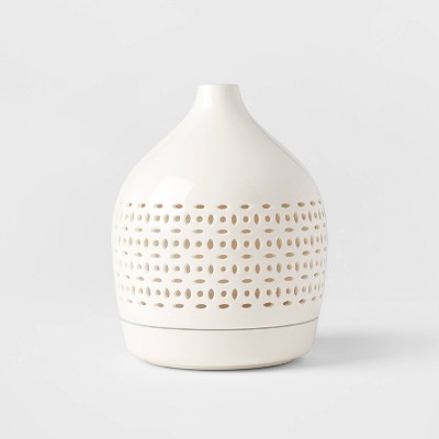 300ml Cutout Ceramic Color-Changing Oil Diffuser White - Opalhouse&#8482;