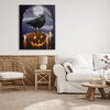 Stupell Industries Spooky Halloween Night Sky Crow Jack-o'-lantern Full Moon Canvas Art - 3 of 4