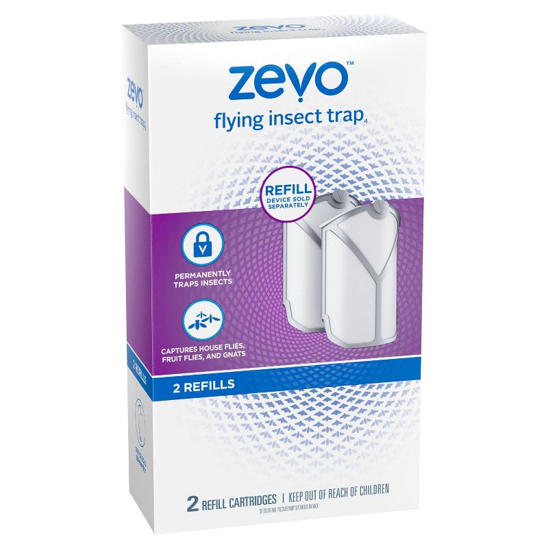 Zevo Flying Insect Trap Refill Cartridges - 2pk, 3 of 17