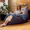 Jaxx Pillow Saxx 5.5-Foot Décor Bean Bag Giant Floor Pillow Lounge, Lush Velvet - 4 of 4