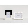 Storied Home White Resin Photo Frame with Beige Accents (Holds 5" x 7" Photo) - 3 of 4