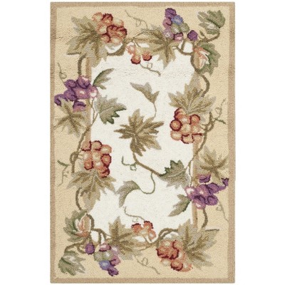 Chelsea Multicolor Floral Hand-Hooked Wool Area Rug
