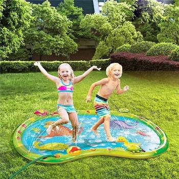 KOVOT Sprinkle Pals Inflatable Splash Pad Sprinkler for Kids & Toddlers | 58" x 42" Kiddie Baby Pool