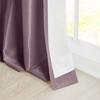Gracie Mills Elroy Twist Tab Lined Faux Silk Window Curtain Panel - 3 of 4