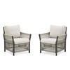 Buenhomino Patio Furniture Wicker Outdoor Conversation Set - 3 of 4