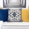 ChicFurnit Bed Pillows Home Pillow Velvet Decorative Pillow with Hidden Zipper Cotton Pillows for Living Room Decoration, Gray, 20"*1"*20" - 3 of 4
