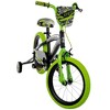 Huffy Kinetic 16" Kids' Bike - Matte Black/Lime Green - image 3 of 4