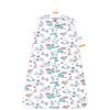 Hudson Baby Infant Girl Cotton Sleeveless Wearable Sleeping Bag, Sack, Blanket, Pink Dinosaur Adventures - 2 of 2