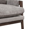 CAVINAS Elegant Velvet Armchair with Rubberwood Frame, Cushioned Seat for Living Room, Bedroom, Office, Study - 2 of 4