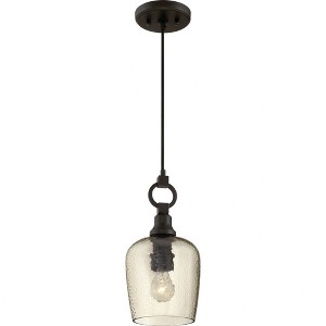 Quoizel Lighting Kendrick 1 - Light Pendant in  Western Bronze - 1 of 4