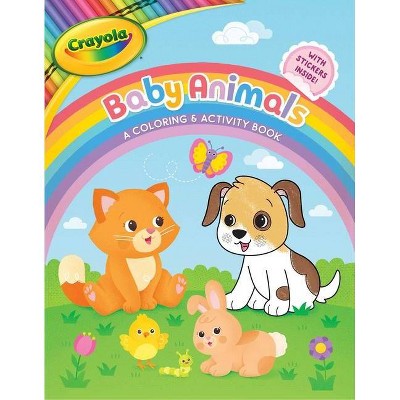 Download Crayola Baby Animals A Coloring Activity Book Crayola Buzzpop Paperback Target