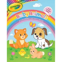 Crayola Baby Animals: A Coloring & Activity Book - (Crayola/Buzzpop) (Paperback)