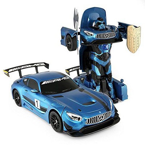 Ready Set Play Link 1 14 Rc Mercedes benz Gt3 Transformer Dancing Robot Car red Gray Blue Yellow Target