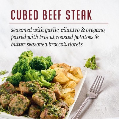 Evol Plated Meals Frozen Garlic Herb Steak & Potatoes - 10oz