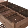 Okak Elevated Raised Garden Bed with Folding Storage Shelf Herb, Vegetable/Flower Planter, Outdoor & Indoor Use, 4 Colors - 2 of 4