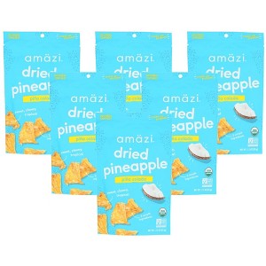 Amazi Foods Dried Pineapple Pina Colada - Case of 6/2.3 oz - 1 of 4