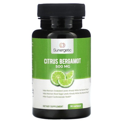Sunergetic Citrus Bergamot, 500 mg , 30 Capsules