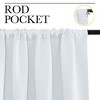 NICETOWN Blackout Curtains Rod Pocket Thermal Insulated Privacy Drapes (2 Panels) - 4 of 4