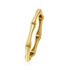Pure Collection by Ross-Simons Italian 14kt Yellow Gold Bamboo-Style Ring - 2 of 4