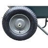 Heavy Duty Hand Truck, Utility Wheelbarrow for Home and Yard, Large Garden Cart Can Carry Snow and Outdoor Equipment - 4 of 4