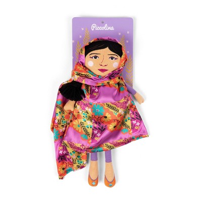 Piccolina Trailblazer Malala Yousafzai Plush Doll : Target