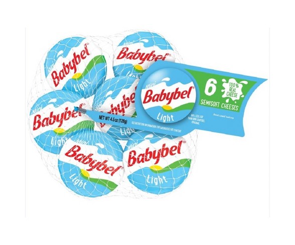 Mini Babybel Light Semisoft Cheeses - 6ct