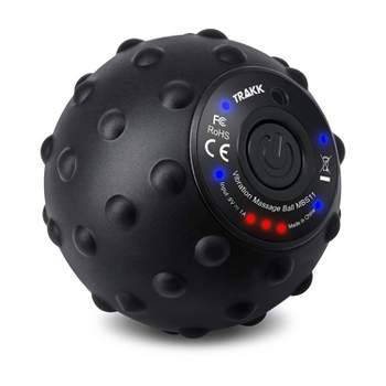 TRAKK Orbi Ball 4-Speed Vibrating Massager Deep Tissue Trigger Point Therapy, Yoga, Gym, Plantar Fasciitis, Shoulders, Neck - Great For Travelling