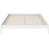 AFI Furnishings Pasadena 14 in King Platform Bed Frame in White - 4 of 4