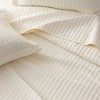 Solid Basketweave Quilt Bedding Set - Isla Jade - 2 of 4