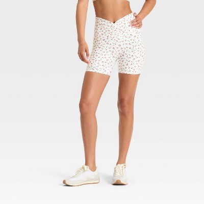 Women's 5" High-Rise Ruched Waist Bike Shorts - JoyLab™