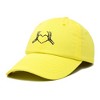 Dalix Heart of Bones Embroidered Cotton Dad Hat Adjustable Baseball Cap Womens - 4 of 4