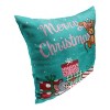 Warner Bros. Tom And Jerry Christmas Time Throw Pillow 18x18 Inches - 2 of 2