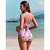 AI'MAGE Womens High Waisted Bikini Sets Tummy Control Swimsuits Two Piece Swim Suits 2025 Crisscross Tie Back Bathing Suits - 3 of 3