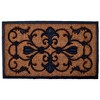 HomeRoots 18" X 30" Beige and Black Rubber and Coir Outdoor Door Mat - 4 of 4