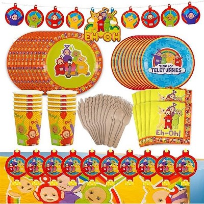 219 Piece Fairy Birthday Party Decorations and Table Dinnerware Set with  Favor Boxes, Balloons, Banner (24 Guests) 