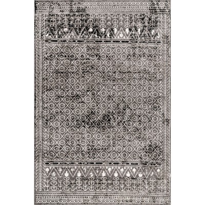 Nuloom Prestyn Pet Friendly Machine Washable Faded Trellis Area Rug
