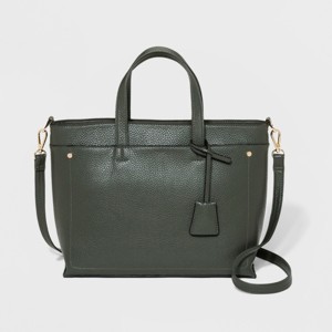 Two Layer Satchel Handbag - A New Day Olive, Women