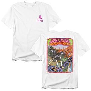 Men's Atari Gravitar Retro Advert Front Back Adult T-Shirt White 5X ...