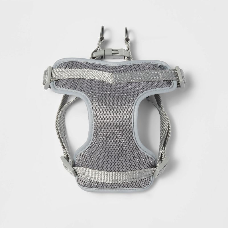 Basic Mesh with Reflective Dog Harness - S - Gray - Boots &#38; Barkley&#8482;, 1 of 6