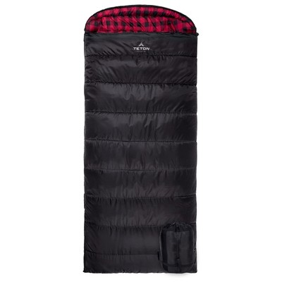 TETON Sports Celsius XXL 0 Degree Sleeping Bag with Compression Sack, Right Zipper, and SuperLoft Elite Material for Camping and Base Camp, Black