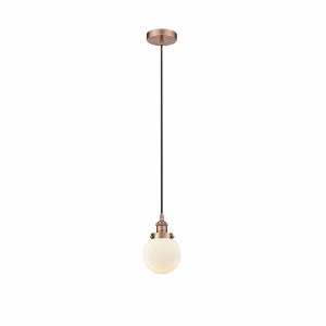 Beacon - 1 Light Mini Pendant In Industrial Style-9.5 Inches Tall and 6 Inches Wide - 1 of 1
