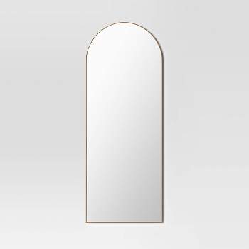 28" x 72" XL Arch Wall Mirror Brass - Threshold™