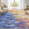 Modern Abstract Rug, Large Washable Low-Pile Non-Slip Carpet for Living Room, Bedroom, Indoor Floor Mat - 2 of 4