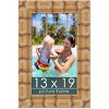 PosterPalooza | 13x19 Wide Bamboo Picture Frame, UV Acrylic, 4 Finishes - Brown, Black, Silver, and Natural - 2 of 4