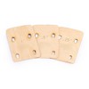 3PCs Bass Neck Shim 0.25 0.5 1 Degree Electric Bass Neck Shims Set Solid Maple Guitar Neck Shims for Bolt-on Necks - 3 of 4