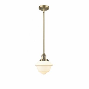 Oxford - 1 Light Stem Hung Mini Pendant In Traditional Style-8 Inches Tall and 7.5 Inches Wide - 1 of 1