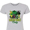 Women's - Marvel - St. Patrick's Day Green Vibes Only Fitted Graphic T-Shirt - 2 of 3