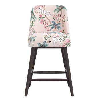 Skyline Furniture Sherrie Counter Height Stool in Pattern