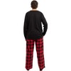 #followme Mens Pajama Pants Set with Matching Novelty Socks with Sayings - 3 Pc Mens Fall PJ Set - 3 of 4